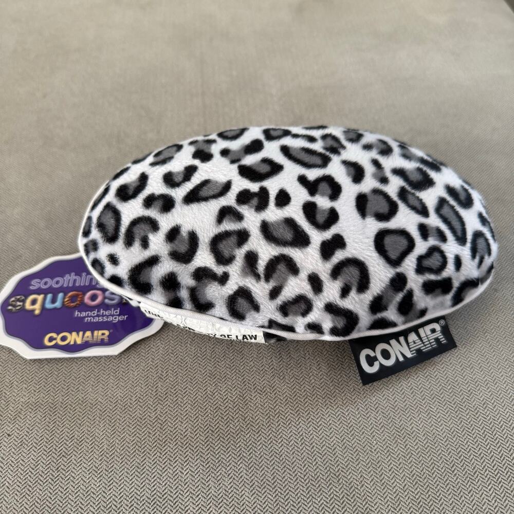Conair Soothing Gel Beads Hand Held Massager Leopard Print New With Tags